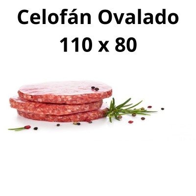 Papel de celofán ovalado