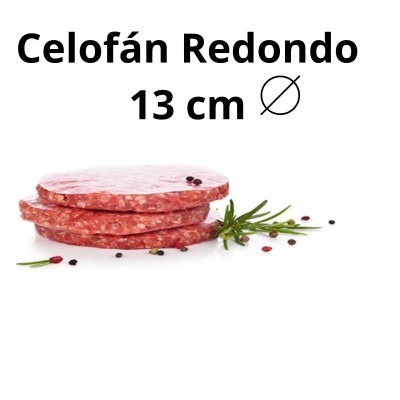 Papel de celofán redondo 13 cms.
